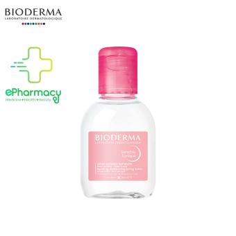 Bioderma Toner Sensibio Tonique Nước Hoa Hồng cân bằng độ pH, dưỡng ẩm cho da nhạy cảm 100ml