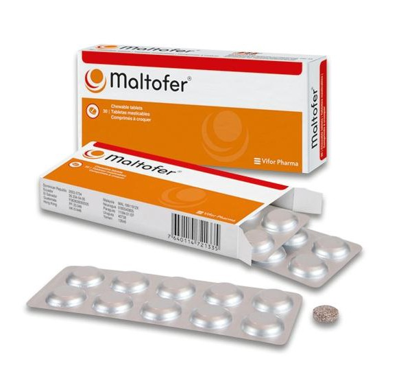 MALTOFER FOL CHEWABLE TAB 30'S EXP 06/2024