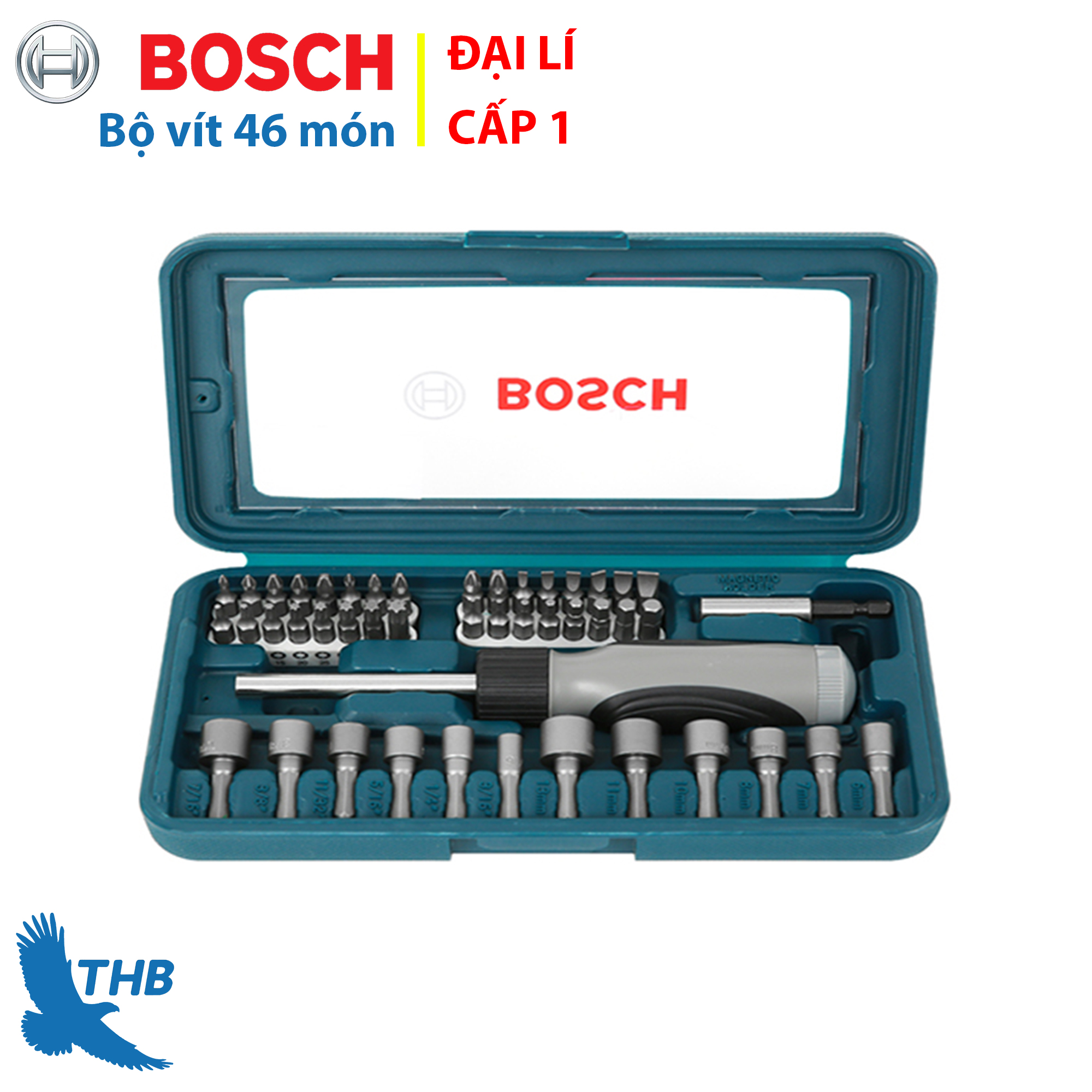 Bộ vặn vít đa năng 46 món bosch 2607017399