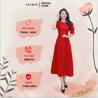 ĐẦM XẾP LY TRƯỚC YANDO DA59 [ĐẦM MẶC NOEL ]