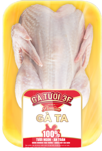 3F Gà Ta 1.3kg tươi nguyên con - Gà ta không chất tăng trọng, không chất bảo quản