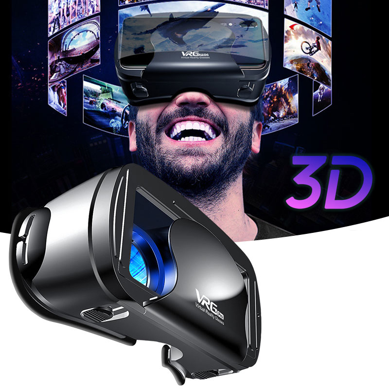 Kính Thực Tế Ảo VRG Pro 3D Góc Rộng 120 Độ Toàn Màn Hình Trực Quan Dùng với Tất cả các dòng Điện Thoại Thông Minh 3.5-7 inch