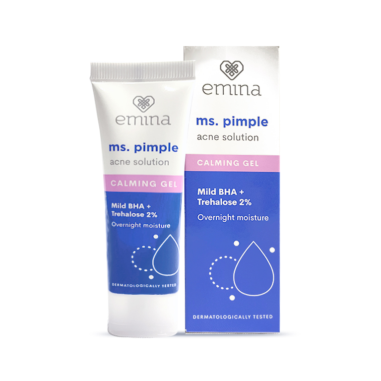 Emina Ms Pimple Acne Solution Calming Gel 20 ml / Ms Pimple Night Cream