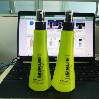 Combo 2 chai sữa dưỡng tóc mềm mượt, phục hồi hư tổn, giảm gãy rụng Keratin Karanz 250ml