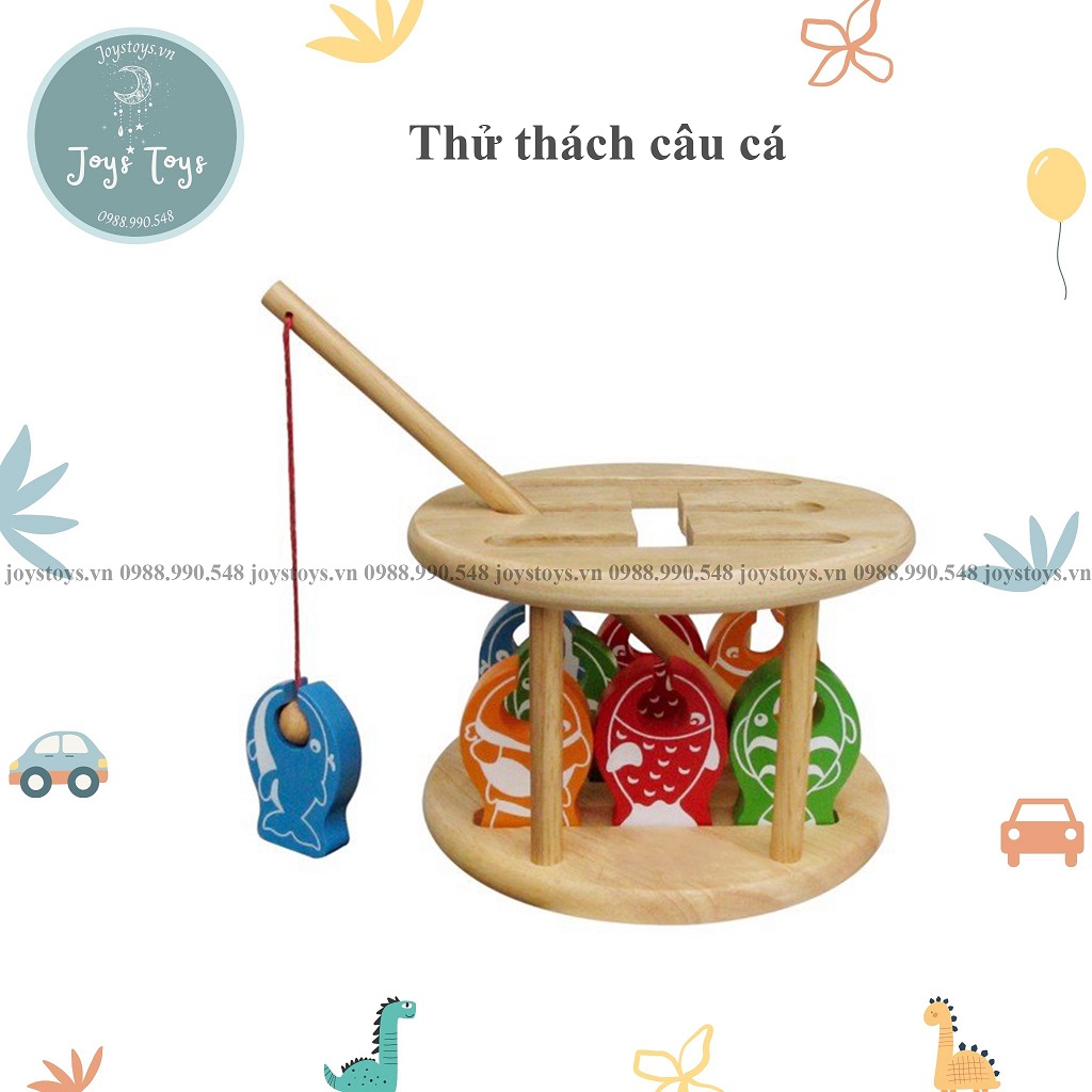 Đồ chơi gỗ Thử thách câu cá Winwintoys vừa học vừa chơi cho bé HCM Joystoys.vn