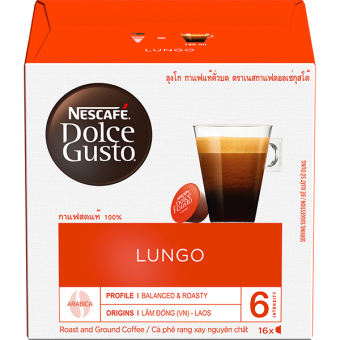 Hộp 16 Viên Nén Cà Phê Rang Xay Nescafe Dolce Gusto - Lungo