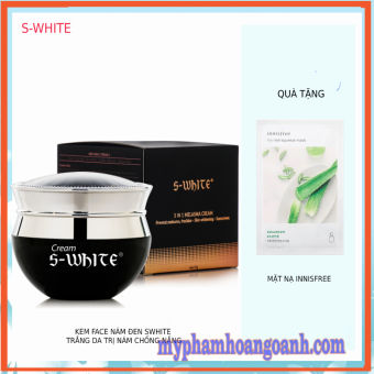 Kem Face Nám Đen Swhite Ban Đêm Dưỡng Trắng Da Ngăn Ngừa Nám