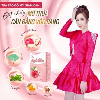 Trà Táo Giảm Cân Túi Lọc Tea Apple Slim Tăng Cường Chuyển Hoá Chất Béo (Hộp 25 gói)