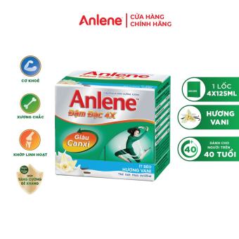Lốc lẻ sữa nước Anlene Concentrate Vani đậm đặc 125ml