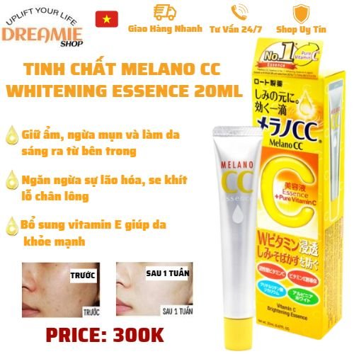 Tinh chất làm sáng giảm thâm nám Melano CC Whitening essence 20ml