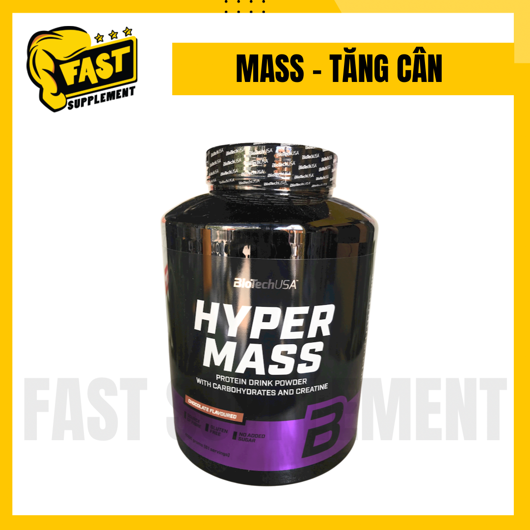 Sữa tăng cân hyper mass 4kg |biotech usa| hỗ trợ tăng cân tăng cơ