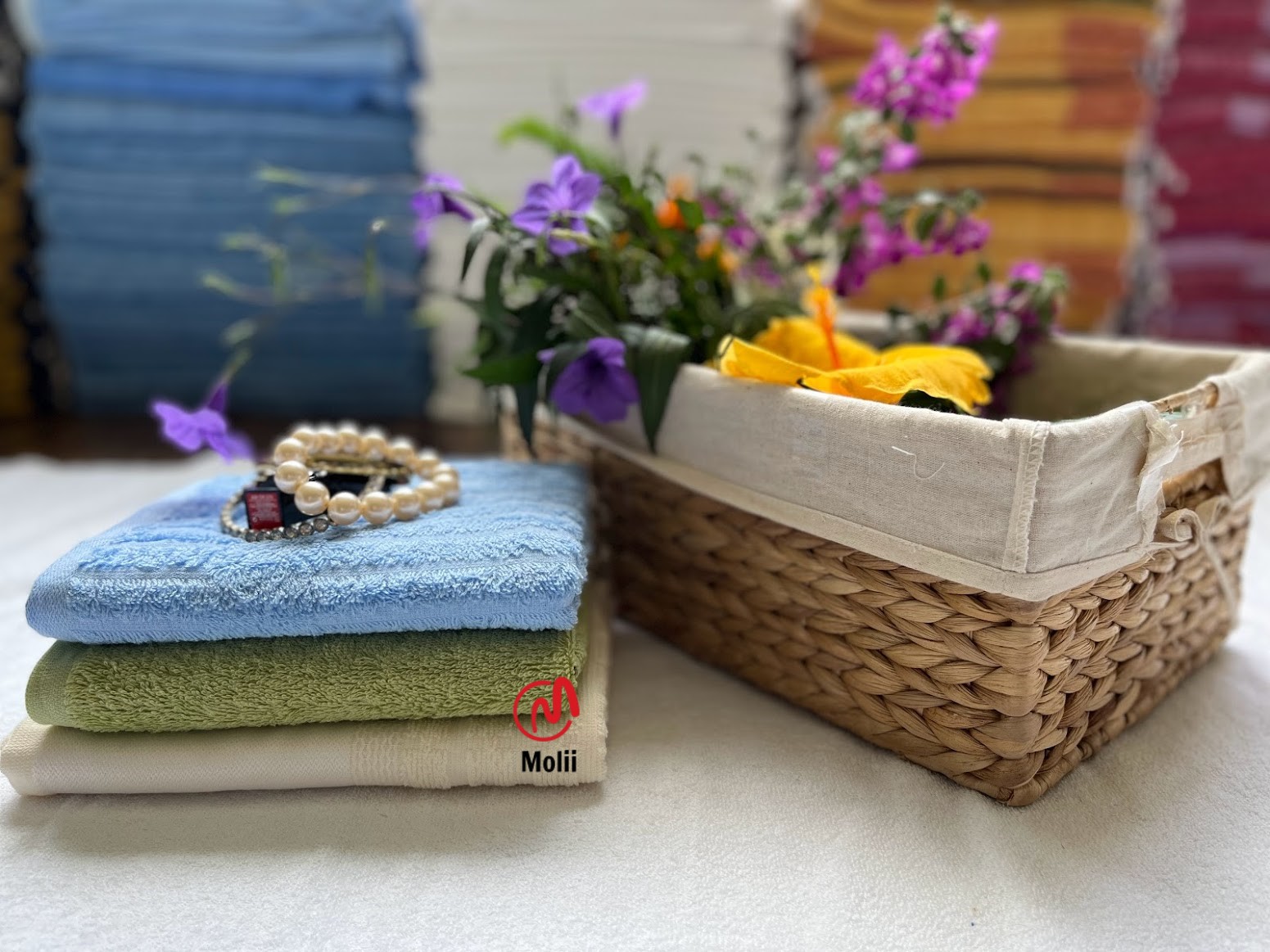 Khăn gội, khăn tắm cotton cao cấp lỗi nhẹ