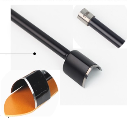 Đục chặt đuôi dây nhọn chữ V - dụng cụ làm đồ da handmade