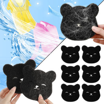 1/2/4 cái nhãn dán dụng cụ loại bỏ lông thú cưng giặt quần áo Thiết bị khử bụi máy giặt có thể giặt Chó mèo tẩy lông dụng cụ vệ sinh bắt xơ vải