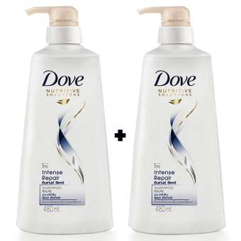2 chai Dầu gội DOVE Thái - 480ml/chai