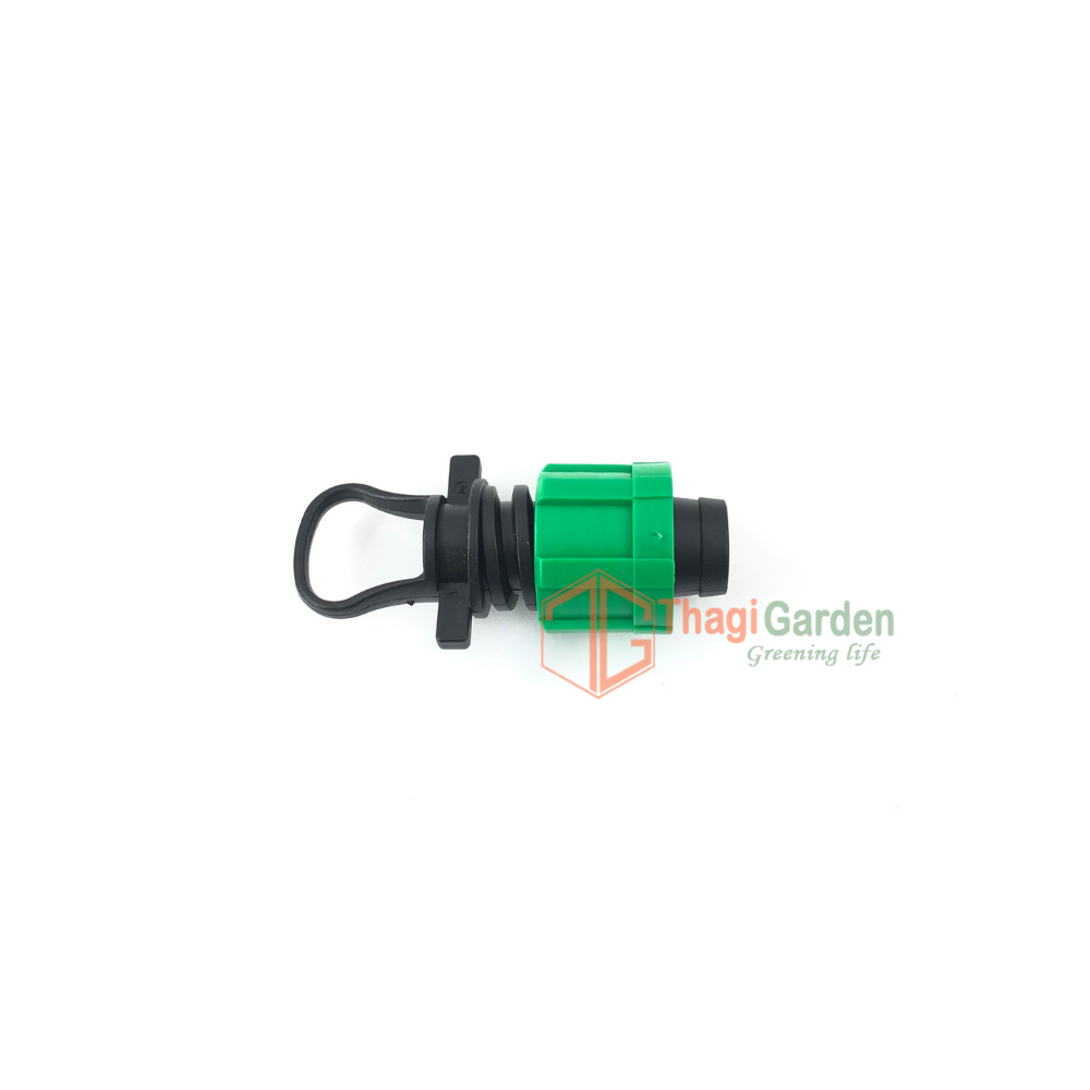 Bộ 10 Nút bịt cuối ống nhỏ giọt 16mm dạng vặn có nắp giữ
