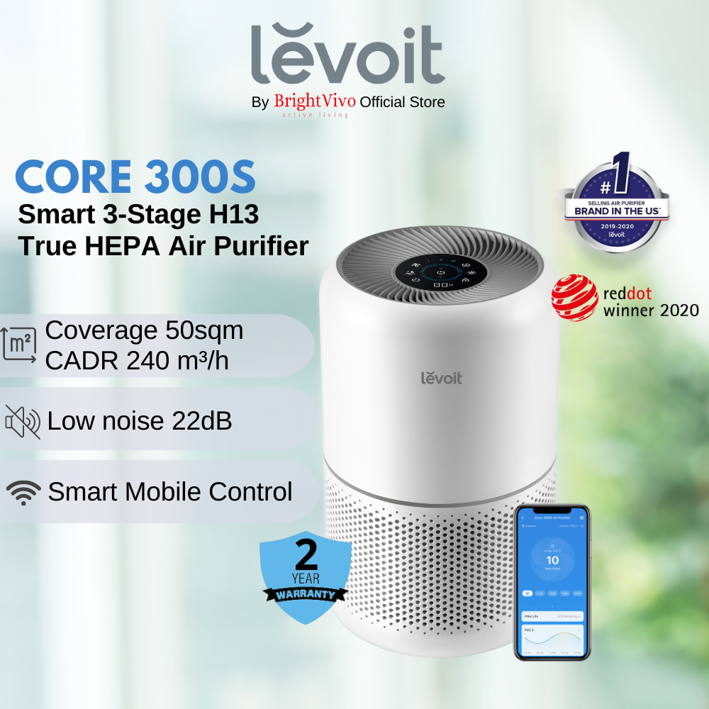 LEVOIT Air Purifiers for Bedroom Home, HEPA Freshener Filter Small Room for  Smoke, Allergies, Pet Dander, Pollen, Odor, Dust Remover, Ozone Free,  Quiet, Desktop, Office, Table Top, LV-H126, Blue