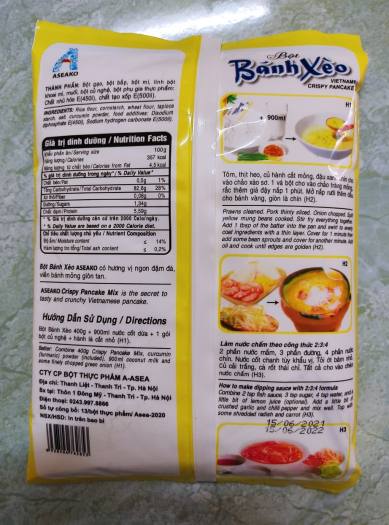 Bột bánh xèo, bột làm bánh xèo 400g