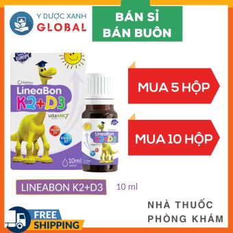 Bổ Sung Vitamin D3K2 LINEABON K2+D3 Của Châu Âu- Y Dược Xanh