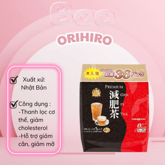 Trà Thải Độc Giảm Mỡ Hayari Premium Genpi Tea - 36 Gói
