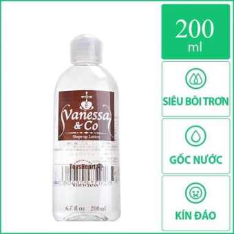 Gel bôi trơn quan hệ Vanessa & Co 200ml, công nghệ Nhật Bản, gốc nước, trong suốt