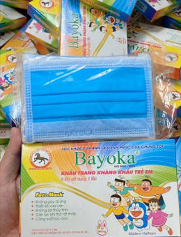 Khẩu trang y tế trẻ emKhẩu trang trẻ em [1 HÔP 10 CÁI] Khẩu trang y tế kháng khuẩn cho bé