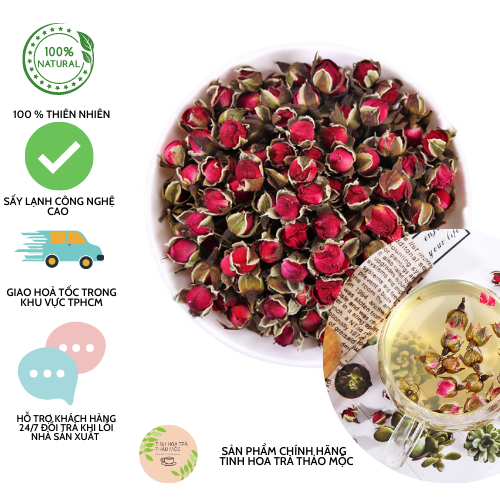 500g trà Nụ Hồng Tây Tạng_tinhhoatrathaomoc