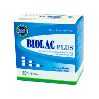 Viên Uống Bổ Sung Men Vi Sinh Cho Đường Ruột Biolac Plus