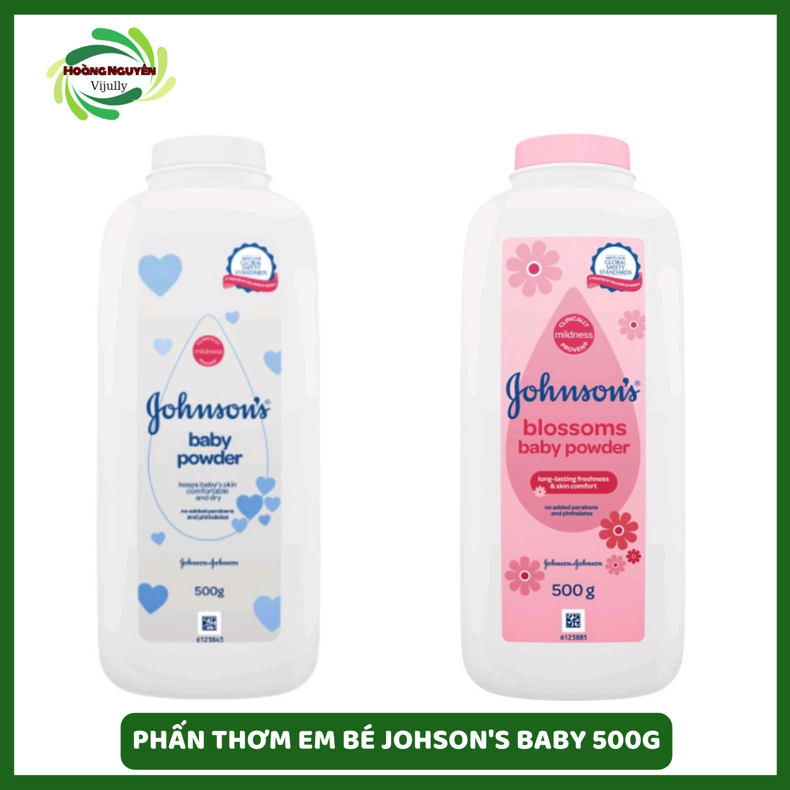 Phấn thơm cho bé johnson's baby powder - trọng lượng 500g