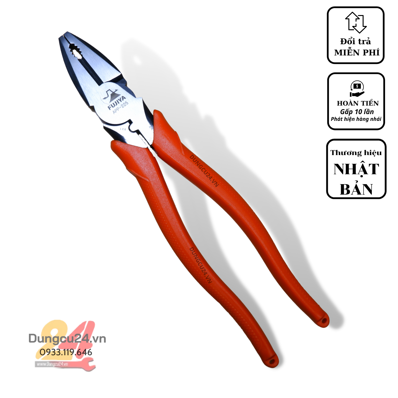 Kìm điện nhật tác động mạnh fujiya app-225