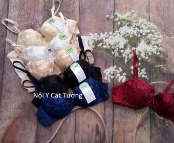 Aó lót Boya ren thêu, áo ngực boya không mút, có gọng