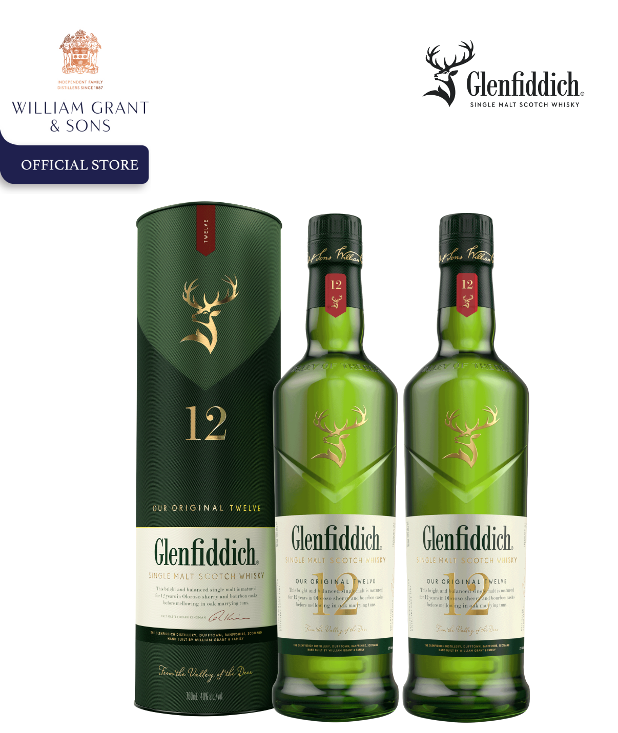 Glenfiddich 12 Year Old Single Malt Scotch Whisky Limited Edition