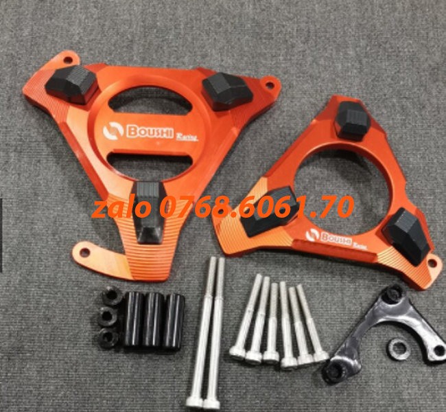 Ốp lóc máy nhôm cao cấp gắn trực tiếp ex 15 , tfx hiệu boushi