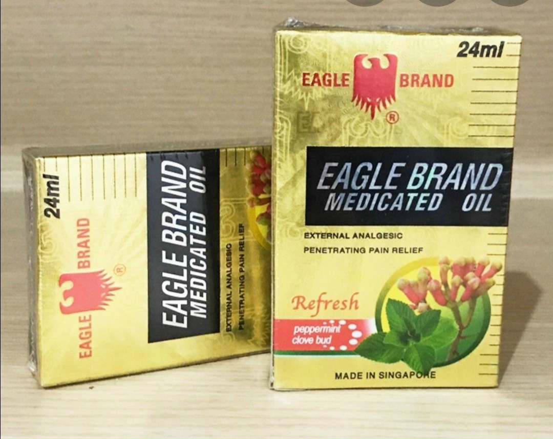 Dầu gió vàng Mỹ Eagle Brand Medicated Oil 24ml