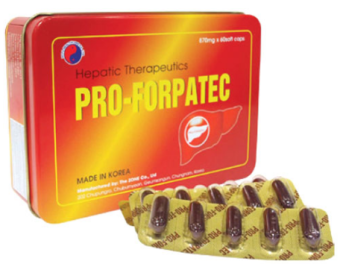 Bổ gan Pro Forpatec (hộp 60 viên) - Nhập khẩu Hàn QUốc