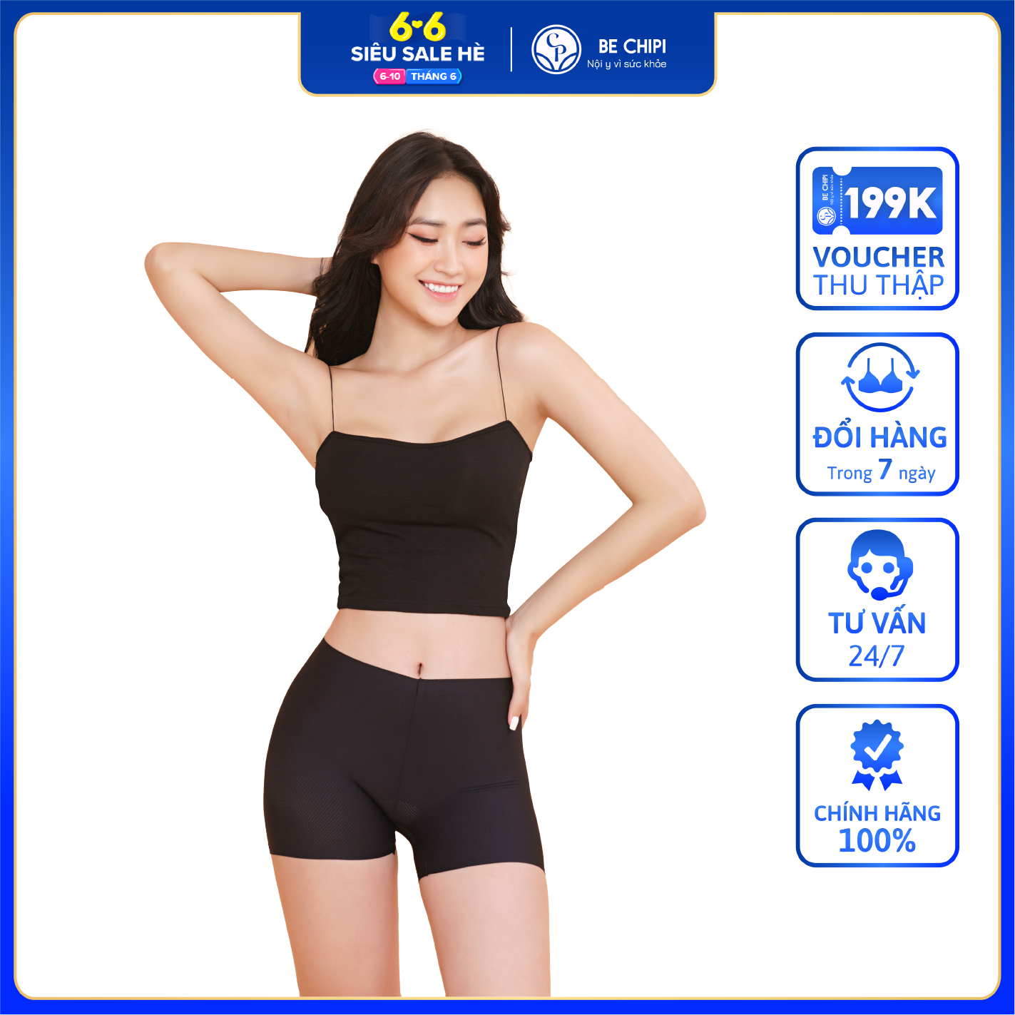 Áo Croptop Nữ Freesize 40- 60kg mỏng nhẹ thoáng mát by BECHIPI - AL1862