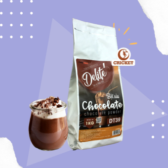 Bột sữa Chocolate đậm đặc CAO CẤP DT39 Delite - Bột Kem Béo Vị Socola