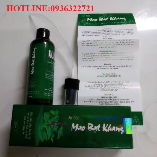 Tinh Dầu Haco: Xịt Tóc Mao Bạt Khang