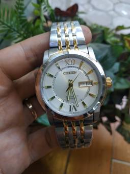 Tặng Bật Zippo USA 150.000 đ Khi Mua Đồng Hồ Nam Citizen Automatic Dây Demi Kim Loại