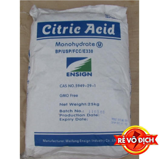 Axit chanh, bột chua Citric acid giá rẻ