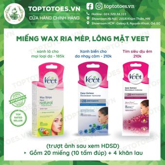 Miếng wax ria mép, lông mặt Veet