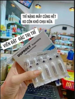 Viên đặt Trĩ Doproct 10g Chính Hãng Thái Lan Chuyên Trĩ nội Trĩ Ngoại