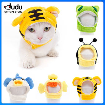 DUDU Mũ Đội Đầu Cho Chó Mèo Thú Cưng Mũ Thú Cưng Bằng Cotton Dễ Thương Phụ Kiện Thú Cưng Hóa Trang Dễ Thương Có Thể Điều Chỉnh Hình Dạng Động Vật Mũ Đội Đầu Dễ Thương Cho Chó Con Mèo
