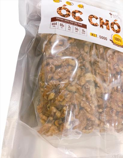 Hạt Óc Chó Tách Vỏ - Túi zip 500gr - ?Quả Óc Chó Úc Chandler 100% Nhập khẩu từ ?Úc - Đồ ăn vặt mẹ bầu dành cho giảm cân - Cực kì tốt cho tim mạch - Andys Gourmet - Đồ ăn vặt