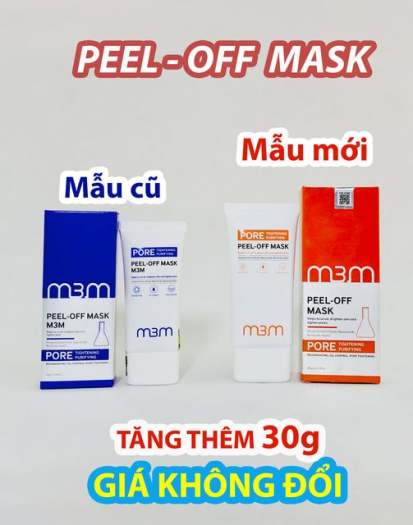 Siêu phẩm mặt nạ màng tế bào sinh học - Peel Off Mask M3M 30ml - Tặng Tinh Chất M3M 10ml