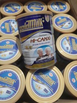 Sữa bột ngừa tiểu đường và loãng xương Goldmilk Hi-Canxi 900g (Mẫu mới - bổ sung sữa non & tổ yến)
