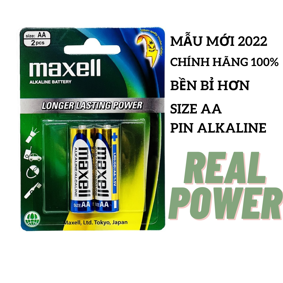 [HCM]Pin Tiểu AA Maxell alkaline 1.5v