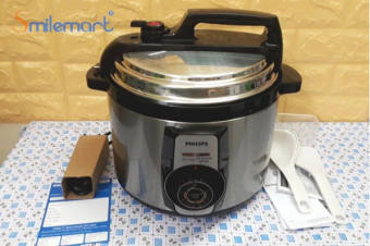 Nồi áp suất điện Philips HD2103/66 - 5L, 14 chế độ nấu tự động, Van xả áp suất an toàn