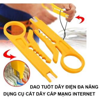 Dao Tuốt Dây Điện Dây Cáp Mạng Điện Thoại Đa Năng Nhỏ Gọn Tiện Lợi, Dụng Cụ Tuốt Vỏ Dây Điện Nhiều Kích Cỡ
