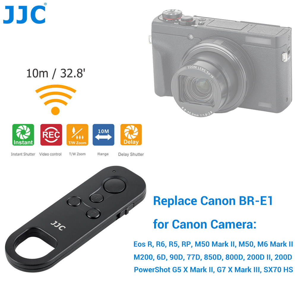 JJC BTR-C1 Bluetooth điều khiển từ xa không dây màn trập Camera chuyển đổi BR-E1 cho Canon PowerShot